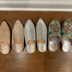 Moroccan Leather Slippers Shoes